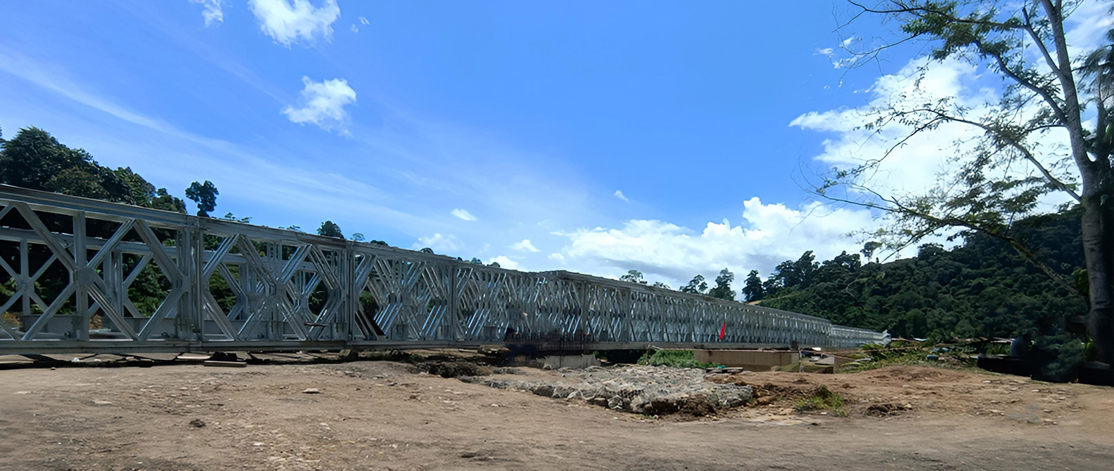 108 meter Bailey Bridge-prosjektet i Malaysia