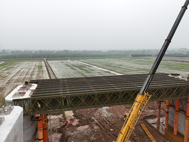 Hezhou Station Extra-Large Bridge på Zhuhai – Zhaoqing høyhastighetsjernbane