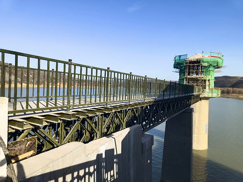 Paint Steel Approach Bridge
