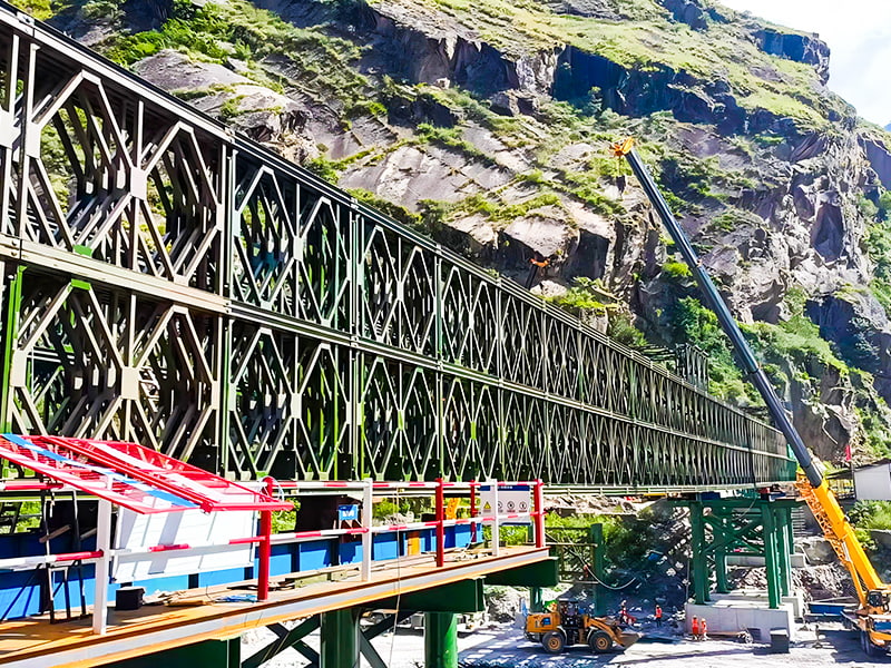 CB 200 Bailey Bridge Fire-rads dobbeltlags forsterket Bailey Bridge