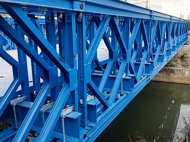 CB 100 Bailey Bridge Trippelrads enkeltlags forsterket malt Bailey Bridge